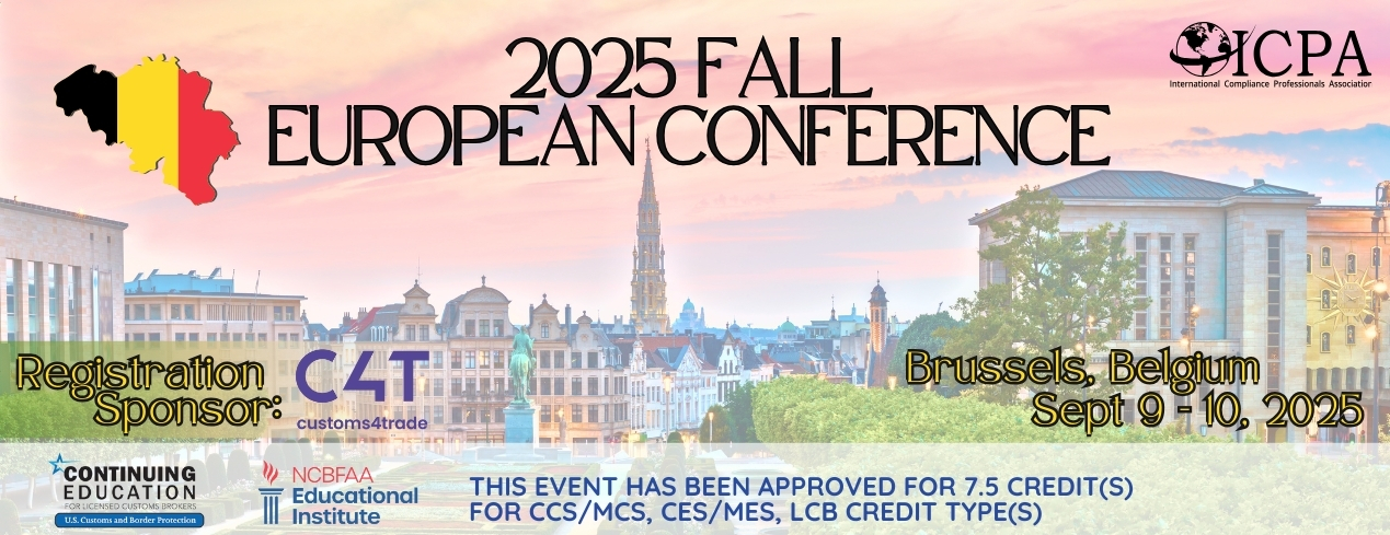 2025 ICPA Fall European Conference